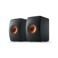 Полочная акустика KEF LS50 Meta Carbon Black [пассивная, 40-100 Вт, 1x1"+1x5,25", угольный чёрный]