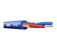 KLOTZ MY206BL Микрофонный кабель,2x0,22мм, внеш.диаметр 6мм, катушка 100 м