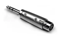 Переходник INVOTONE AD310 [3P XLR мама <>6.35мм стерео джек папа,  корпус металл]