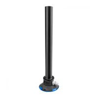 KSC-09MP 6" Suction Cup W/ 51mm Tube (34,5 cm) вакуумный держатель с трубкой KUPO