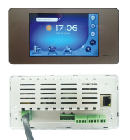 DSPPA DM-838W Активный мультиформатный аудио плеер. 2х20Вт/ 8Ом. Установка в стену. 5" сенсорный экран. Таймер. AM/FM тюнер, SD-карта. Лин.  выход. Bluetooth. Совместимость iOS и Android. Протокол DLNA/Airplay. Размер 172х86х45 мм. Масса 380 гр. Цвет белы