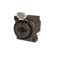 Seetronic IM SJSDF6V Комбинированный разьем XLR + Jack панельный мама 1/4" с монтажем в печатную плату. Цвет: черный