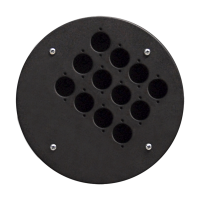 Procab CRP312- Центральная пластина для кабельных катушек серии CDM, 12х отверстий D-size