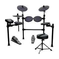 MEDELI DD401 цифровая ударная установка, 4 пэда барабанов (1 зона), 3 тарелки (1 зона), 2 педали