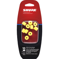 Shure eaylf1-10. комплект поролоновых втулок shure для наушников scl и se (кроме se102), желтый, 5 пар