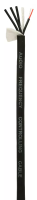 LK Electronic MLC101 высококачественный многоканальный аудио кабель, 4 канала, (7х0,15)х4, сопротивление 85 ом/км, оболочка PVC, цвет черный, наружный диаметр 10 мм