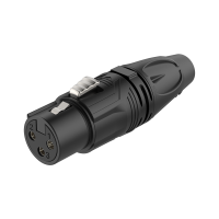 ROXTONE RX3F-BS (discontinued) Разъем cannon кабельный мама 3-х контактный, цвет: Черный.