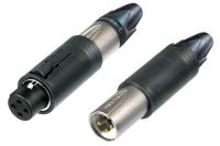 Разъем  Neutrik  XLR female/male  кабельный (NC3FM-C)