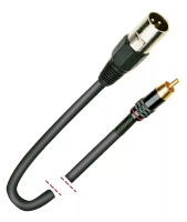 MK 33 Кабель готовый XLR папа - RCA папа, длина: 5м, бренд: Work
