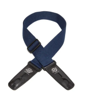 LIS-004-P2-NVYBLU Ремень для гитары с блокировой, тёмно-синий, Lock-It Straps, D'Andrea