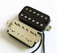 DHN02-B-BK звукосниматель для 6-струнной электрогитары, хамбакер, для бриджевой позиции, ферромагнит, 14 кОм, межструнное расстояние 52 мм, нейзильберовая база, цвет черный, Donlis