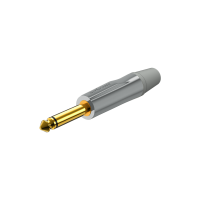 ROXTONE PJ2X-GG Разъем  jack 1/4" моно. Размер 94*15Макс. диаметр кабеля: до 7,5мм, золотистый