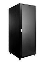 Caymon SPR832 Шкаф напольный 19''. Поставляется в полностью собранном виде. Материал сталь. Передняя дверь из закаленного стекла. Задняя дверь сталь. Монтажная высота 32U. Габаритные размеры, мм (Ш x В (включая ножки) x Г): 600 x 1540 (1610) x 800.  Масса