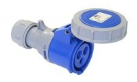 PCE Розетка кабельная 16А/230V/1P+N+E/IP44, безвинтовое подключение 213-6tt