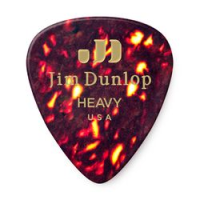 Dunlop 483p05hv celluloid shell heavy 12pack  медиаторы, жесткие, 12 шт.