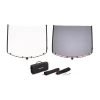 LL LR1912 комплект из двух складных флагов с шифт-адаптерами Manfrotto