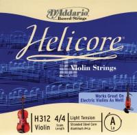 H312 4/4M J.D.Addario струна А/Ля для скрипки размером 4/4, среднее натяжение
