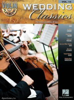 MusicSales HL00842324 - VIOLIN PLAY-ALONG VOLUME 12 WEDDING CLASSICS VLN...