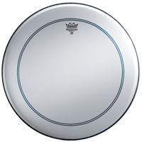 Remo p3-1122-c2  22"powerstroke coated, пластик для бас бараб. , с напылен. демп. кольцом, наклейка в комп