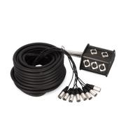 Adam hall k 8 c 15 p - мультикор со стейдж-боксом, 8 x xlr возврат, 8 x 0.314 мм2, 15 м