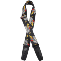 LIS-104-S13 Ремень для гитары с блокировой, плюш, Lock-It Straps, D'Andrea