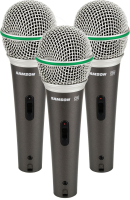 Q6 3 Pack комплект из 3 микрофонов Q6 в кейсе для переноски и хранения, Samson