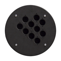 Procab CRP310- Центральная пластина для кабельных катушек серии CDM, 10х отверстий D-size