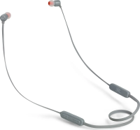 JBL T110BT BLK беспроводная стерео гарнитура с наушниками-затычками, цвет - чёрный