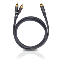 OEHLBACH Кабель межблочный аудио Oehlbach BOOOM! Y-adapter cable anthracite, 3.0m (D1C23703)