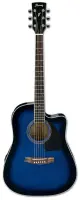 Электроакустическая гитара Ibanez PF15ECE-TBS Blue