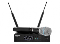 SHURE QLXD24E/B87C G51 вокальная радиосистема с ручным передатчиком BETA87C, частотный диапазон 470-534 MHz