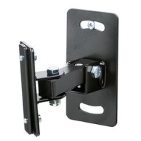 K&M 24180-000-55  настенный держатель для ас, с регулировкой угла наклона, поворотный, черный