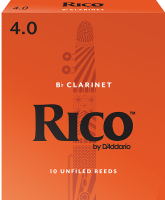 RCA1040 Rico Трости для кларнета Bb, размер 4.0, 10шт, Rico