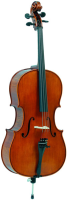 Cello 7/8 Gliga Gama P-C078 - Professional cello made under the personal supervision of master Vasile Gliga. Top quality wood, characteristic Gliga scroll.