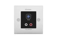 Конвертер Infobit [iTrans DB-22W] (приемник/передатчик) настенная панель Dante (2x2), Bluetooth 5.0 (2X2), RCA. Питание PoE.