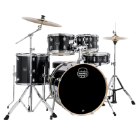 Mapex VE5295FTCVH Ударная установка из 5-ти барабанов, Venus series: BD2216, TT1007, TT1208, FT1614, SD1450, TH652, педаль P410, стойки: S400, H410, B400*2, стул T400, тарелки 14"HIHAT + 16" CRASH + 20" RIDE, цвет BLACK GALAXY SPARKLE