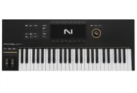 MIDI клавиатура [29849] Native Instruments [Kontrol S49 Mk3] 49 клавиш, полувзвешенные,чувствительны к скорости нажатия с послекасанием, дисплей, 8 энкодеров, колеса высоты тона и модуляции, 4 входа для педалей, MIDI вход/выход