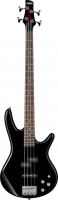 IBANEZ GIO GSR200-BK - активная бас-гитара, цвет черный, корпус агатис, гриф на болтах, клен, накладка палисандр, 22 лада, мензура 34', звукосниматели Ibanez J/J, бридж B10, активный бустер Phat II eq, расстояние между струнами 19 мм