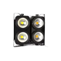 LightCraft Blinder 4x100W COB CW - светильник светодиодный типа Blinder. 4 модуля по 100Вт WW COB LED, холодный белый.  Температура: 5600K. Потребляемая мощность: 400Вт.  Срок службы источника: ≥50000ч. Угол раскрытия луча: 60°.  Управление каждым диодом.