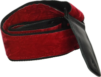 LIS-019-CV2-RED Ремень для гитары с блокировой, бархат, красный, Lock-It Straps, D'Andrea
