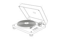 Проигрыватель виниловых дисков Phaze Audio CELINE [Акрил тёмный]
