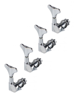 MHB-02-CR-4-in-line Колки для бас-гитары 4л, хром, Metallor