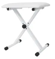 Банкетка для клавишных инструментов ON Music Piano Chair, White,