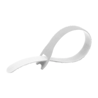 MEZ221-W Molded EZ-Tie Cable, white стяжка-хомут белая, 10 шт KUPO