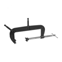 KCP-116 10" C-Type Clamp W/ Baby Stud / держатель-зажим KUPO