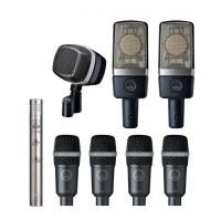 AKG DRUMSET PREMIUM - комплект микроф для ударных инструментов(1x D12VR, 2x C214, 1x C451, 4x D40)