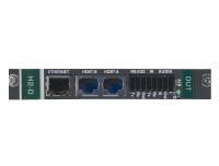 Модуль c 2 выходами HDBaseT (витая пара) Kramer Electronics [DTAxrD2P-OUT2-F34/STANDALONE], передача HDMI, аудио; поддержка 4К60 4:2:0, PoE