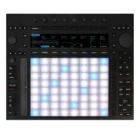 USB MIDI контроллер [88743] Ableton [Push 3 Standalone] LCD дисплей 231х39 мм, 64 MPE-пэда с подсветкой и датчиком движения XY, 8 энкодеров, 3 Jog Dial, сенсорный фейдер,1/4" TRS, ADAT Toslink, USB-A, USB-C, LiFePo аккумулятор, Wi-Fi
