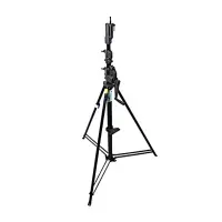 483BT 3 SCT Wind-Up Stand w/Auto Self-Locking Device, Black, штатив с лебёдкой, высота 181-380 см, диаметр установки 128 см, нагрузка 30 кг, вес 22.8 кг, KUPO -