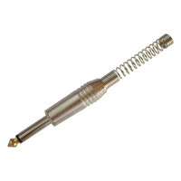 Nordfolk ncj5312  кабельный разъем 6.35 мм mono jack (ts) металл разъем